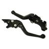H212 Black (Black) Honda Brake Clutch Levers with 6 Adjustments Short Fit for CL250 Monkey 125 GROM 400X CBR400R Etc