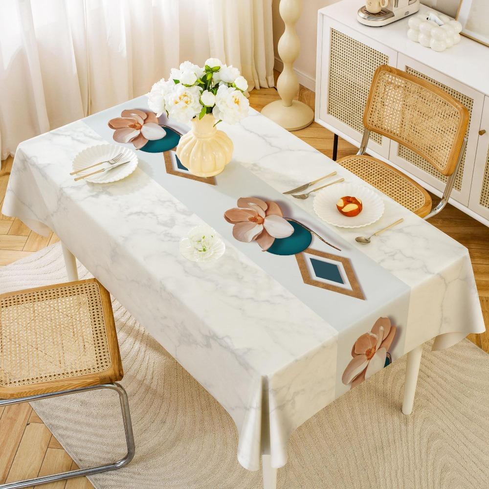 Vintage Chinese-style Tablecloth Thickened Dessert Table Cover Floral Tablecloth  Wedding