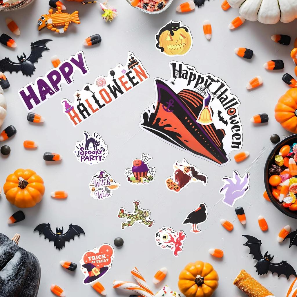 Magnesy halloween zestaw 27 sztuk na lodówkę ozdoby dekoracje