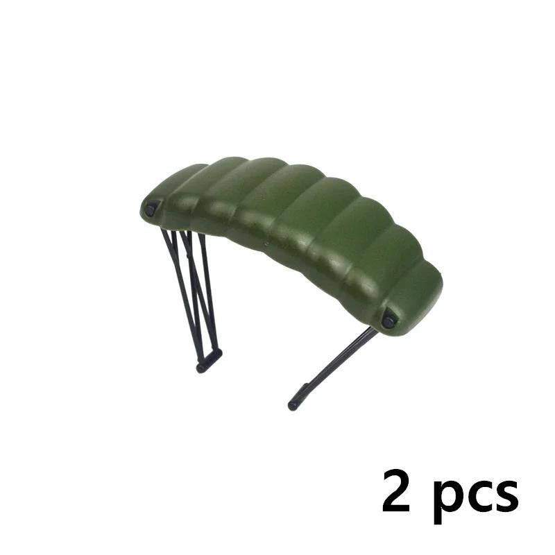 

MOC Parts Military Accessories blocks Swat Weapon WW2 Army Soldier Figures Ghillie Suits parachute Construction Block PUBG