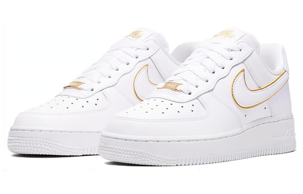 Nike Air Force 1 Low White Gold Swoosh Women's AO2132-102