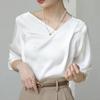 NaVaVa Elegant Shirred V Neck Long sleeVe Blouse Nb3050