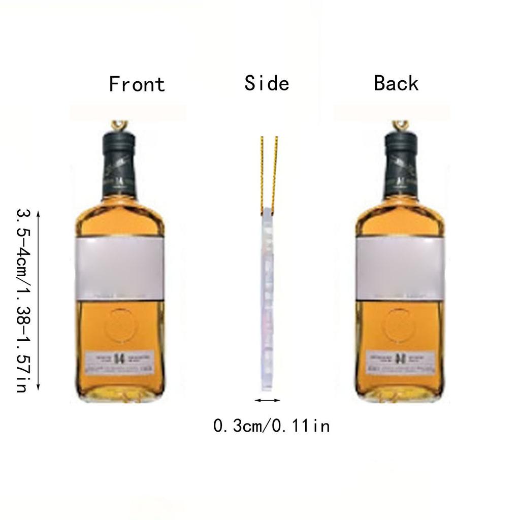 Irish Pub Advent Calendar Christmas Tree Decoration Acrylic Pendant