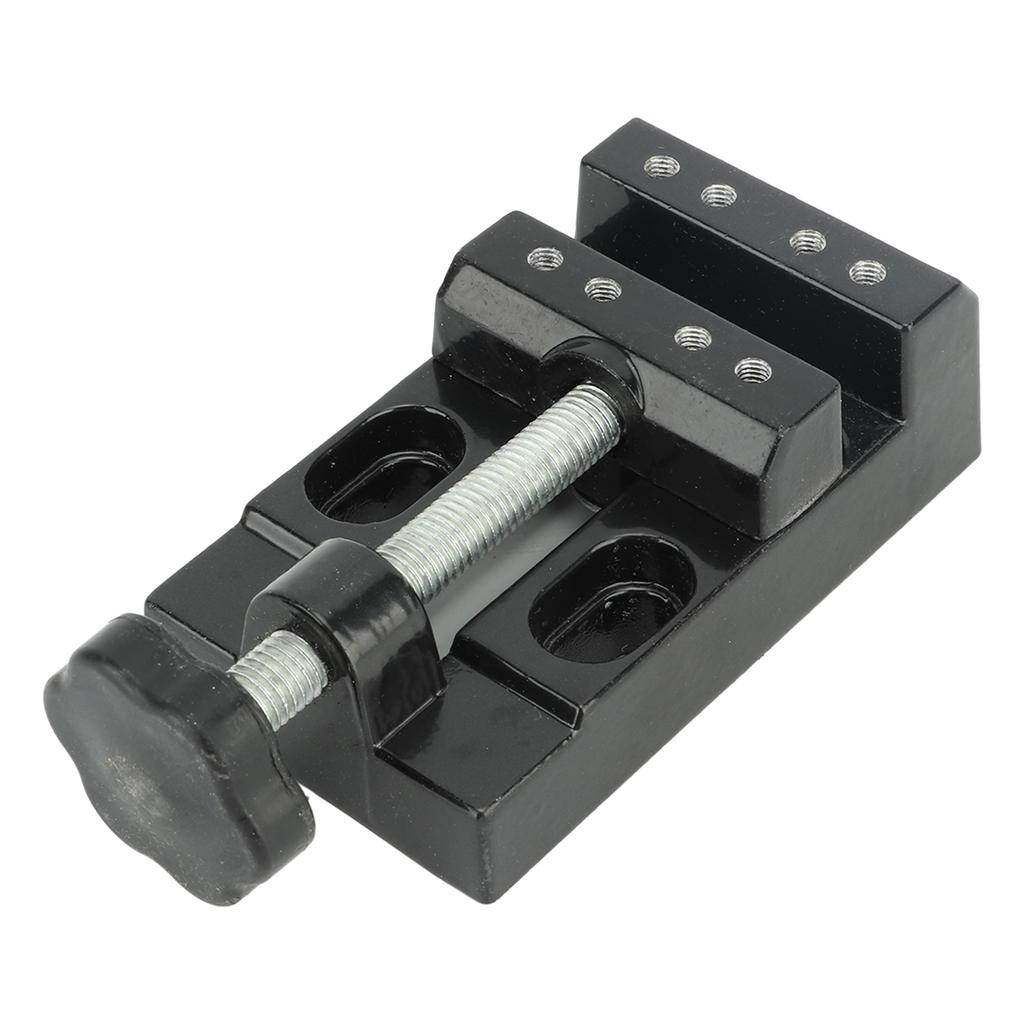 Mini Bench Vice Clamp Aluminum Alloy Mini Flat Clamp Opening Parallel Table Vise for DIY Sculpture