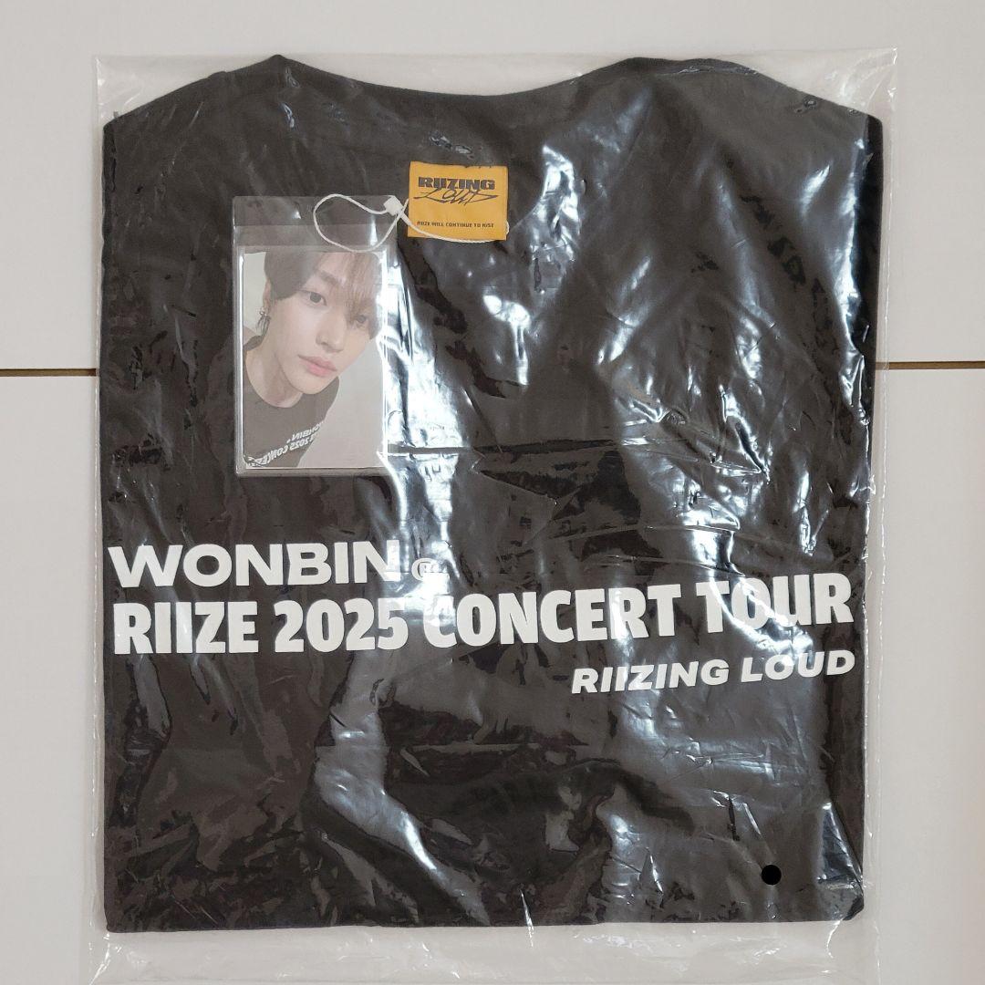 

[USED] RIIZE Won Bin Seoul Concert T-shirt Black RIIZINGLOUD1