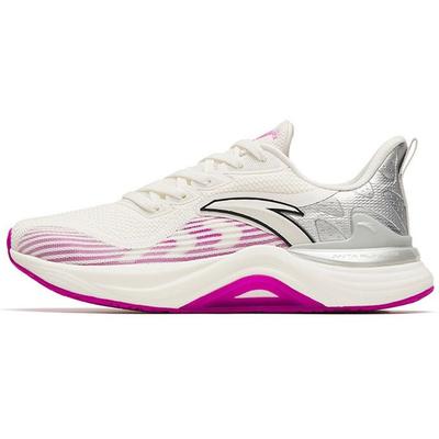 Chuang 2.5 Amortizare Plasă Respirabil Pantofi de Alergare cu Top Scund Adidași Femei Alb Argintiu Violet 122235582-5