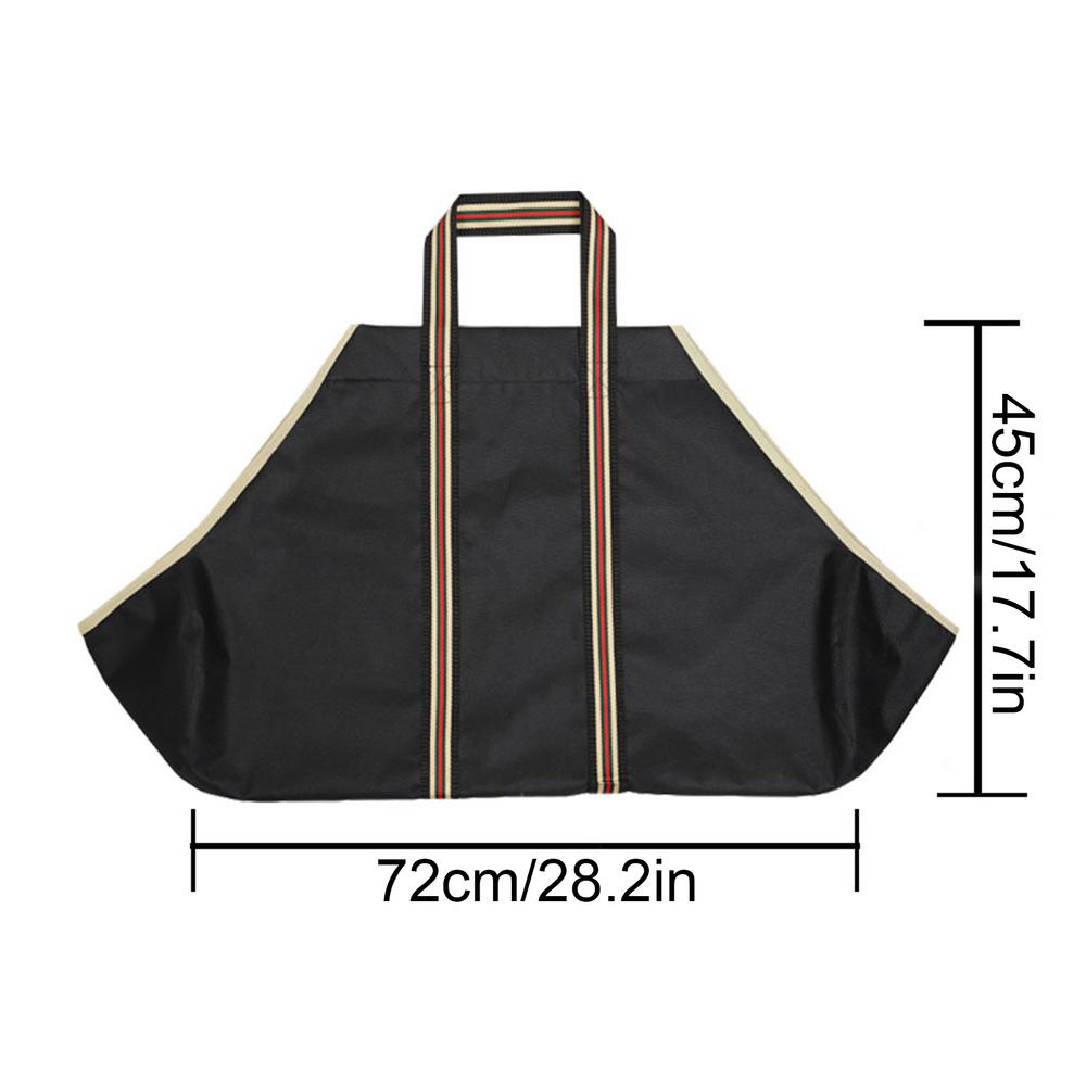 

Сумка для переноски дров Водонепроницаемый держатель для поленьев с ручками 28,3 X 17,7 дюйма Сумка для хранения дров Сумка-тоут для переноски дров для кемпинга