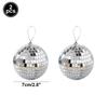 70s 80s 90s Disco Birthday Party Decoration Plastic Tablecloth Disco Mirror Ball Cake Topper Decoration Wedding Hanging Pendants