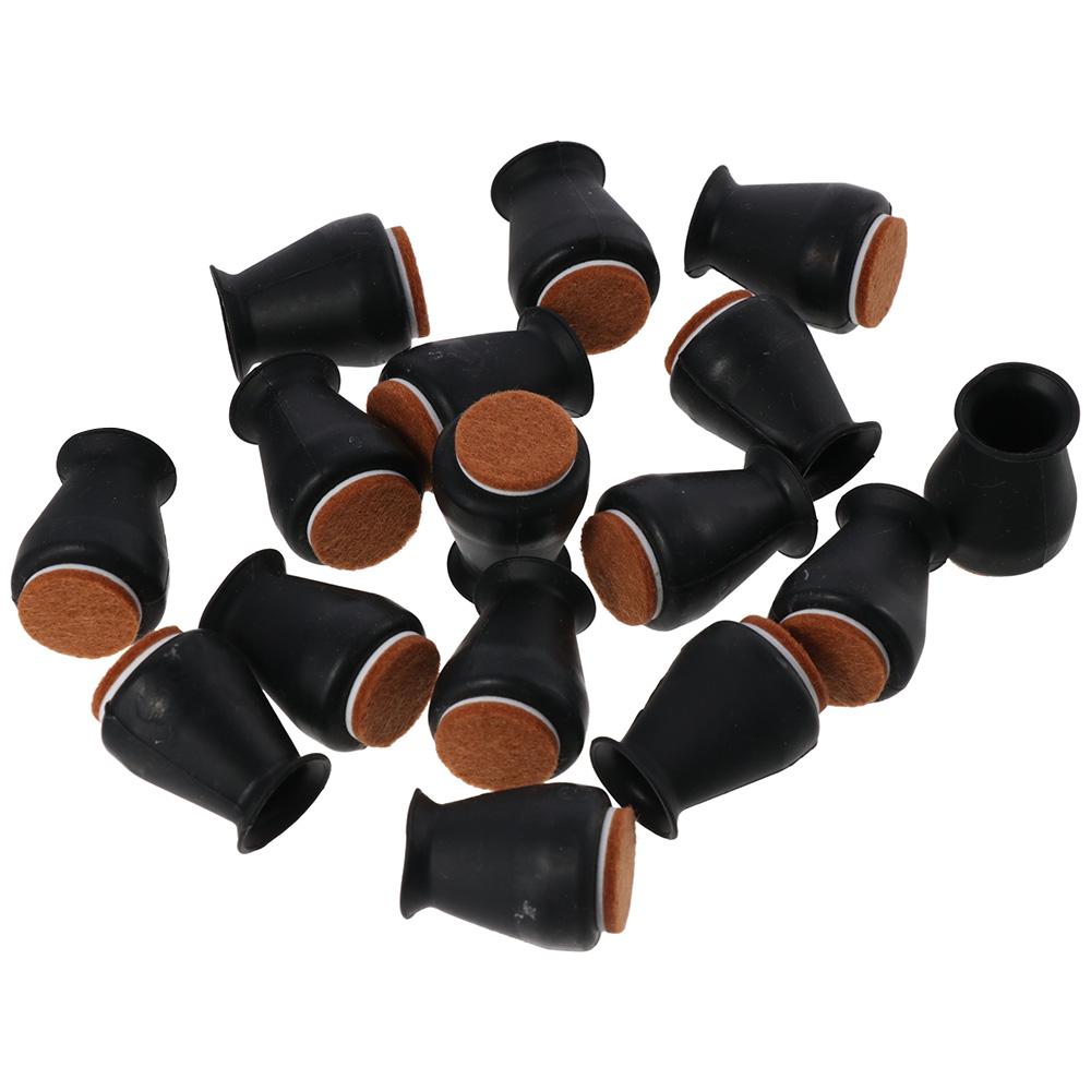 16Pcs Upgraded Extra Small Chair Leg Floor Protectors Rubber Silicone Furniture Leg Caps Round Furniture Cups Chairs, Sofa