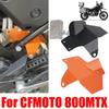 Motorcycle Accessories Exhaust Pipe Protection Cover Rear Shock Heat Shield Guard For CFMOTO 800MTX 800MT-X 800 MTX 800 MT-X