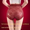 Large Size Lady Silk Antibacterial Extension Crotch Belly Lift Hip Naked Sense No Scratch Briefs