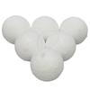 White Foam Christmas Snowball Ornaments (4-10cm) for Tree Decoration