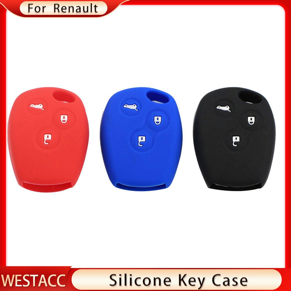 Silikon Auto Schlüsselhülle Etui Schale Fob für Renault DACIA Scenic Megane Kangoo Sandero Captur Twingo Modus Schutz