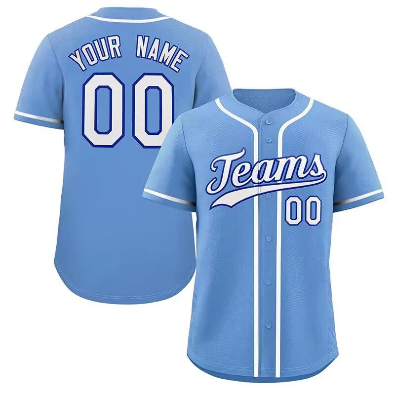 Unisex Quick-Dry Baseball Jersey Short Sleeve Open Front Top Sports Cycling Team Activities