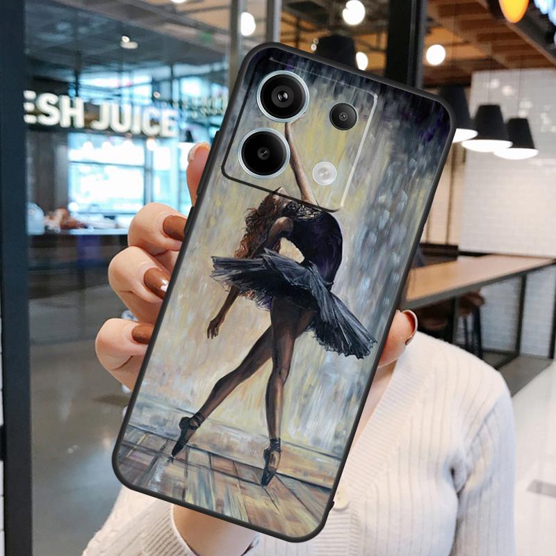 Ballet Ballerina Dancer Case For Xiaomi Redmi Note 14 Pro 10 11 12 13 15 Pro Plus Redmi 15 10C 12C 13C 14C 15C Cover