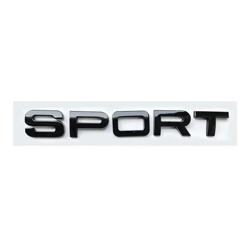 Car 3D chrome plated logo letter front hood sports badge For Land Rover RANGE ROVER ABS Sport HSE sticker decorative accessories BQ9