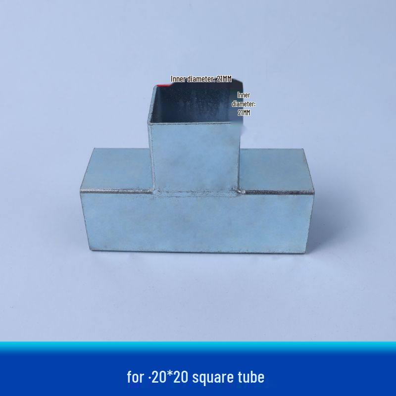 Wrought Iron Galvanized Steel Tube Corner Connectors – No-Weld Angle, Two-Way & Three-Way