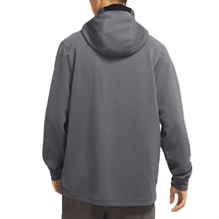 Nike Pro Knit Training Hoodie With Breathable Design Men Tops Gray DM5890-068