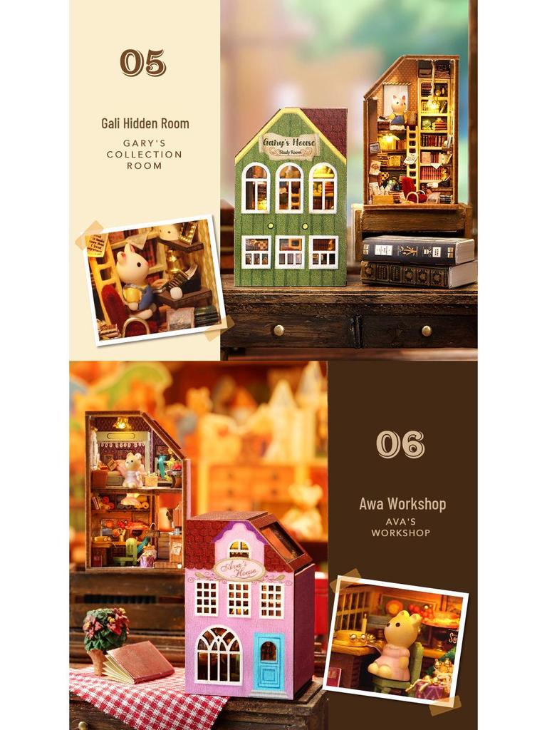 Handmade Mini House Gift: Personalized Building Blocks for Boyfriend/Girlfriend's Home Decor