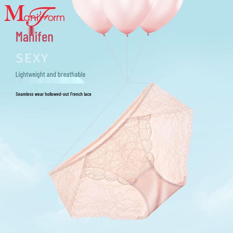 Maniform Sexy Lace Mid-Rise Panties