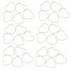 30pcs Hollow Frame Pendants Resin Craft Open Bezels Jewelry Necklaces Earrings Making Supplies