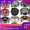 2025 Hot For Mercedes Benz 4PCS75MM Car Hub Center Cover for Mercedes Benz AMG W203 W206 W220 W205 W211 Car Wheel Center Hub Cap