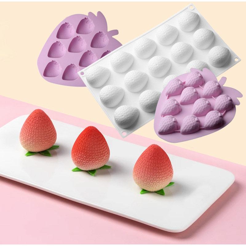 Simulated Fruit Silicone Mold Diy Fruit Dessert Mousse Cake Mold Candle Aromatherapy Soap Silicone Mold Home Decoration Mold