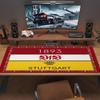 Tapis de souris couleur VfB Stuttgart Grand coussin de table de jeu Antidérapant pour ordinateur portable tablette Grande souris XXL Tapis Mini PC Tapis de jeu Avec bordure verrouillée
