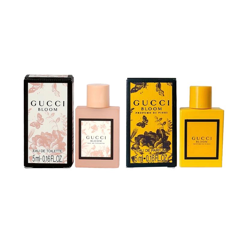 Gucci Набор из двух миниатюр парфюма Qimeng/Huayue/Guilty Love EDP Туалетная вода EDT Huayue Mengyi 5 мл + Huayue Туалетная вода 5 мл коричневый
