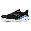 Comfortable Cushioning Slip Resistant Low Top Running Shoes Men's Black Orange 112325520-7