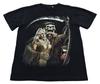 Grim Reaper Unisex Black Short Sleeve Graphic T-Shirt Regular Crewneck