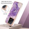For Xiaomi 13T/13T Pro/Redmi K60 Ultra TPU Case with IMD Marble Pattern Electroplated Back Cover