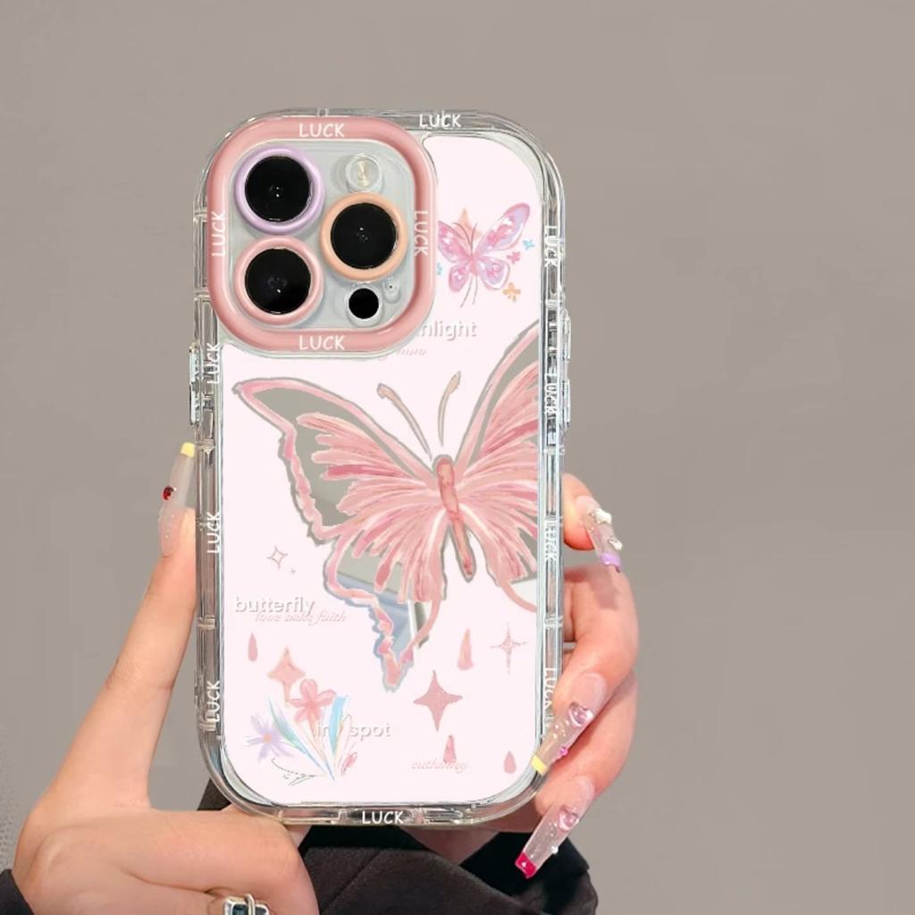 Cute Butterfly Suitable for Apple IPhone 16 Mobile Phone Case Huawei 17 PROMAX Fall Proof Full Cover Protective Case 15