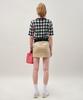 MAYOL Check Short Sleeve Crew Neck Knit_Black