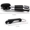 Can Opener Manual with Pliers Grip Professional Gear Drive Heavy-duty with Non-slip Handle ,Easy to Turn Knob (Black)