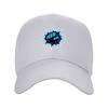 Exploding Blue Fist Graphic Baseball Cap Unisex Adjustable Polyester Outdoor Sports Hat