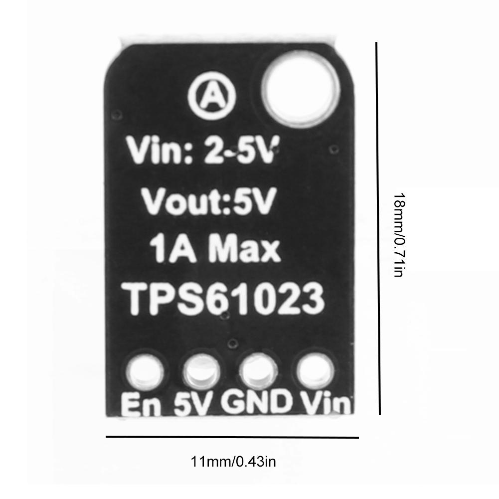 TPS61023 Mini Boost Module 5V 1A Booster Board Step Up Boost Module Board Voltage Step Up Module From 2-5VDC To 5V