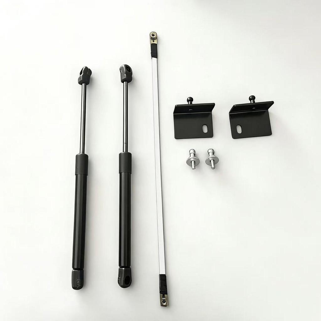 Compatible Hood Gas Spring Support Rods for 06-16 Mitsubishi Pajero