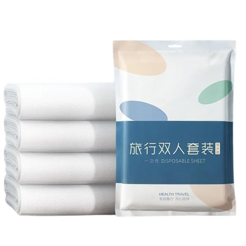 Disposable Quilts Cover Bed Sheet Set for Overnight Guests or Emergency Bedding
