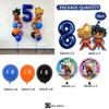 Animation Theme Character Aluminum Film Latex Lift-Off Balloon Set Boy Birthday Arrangement