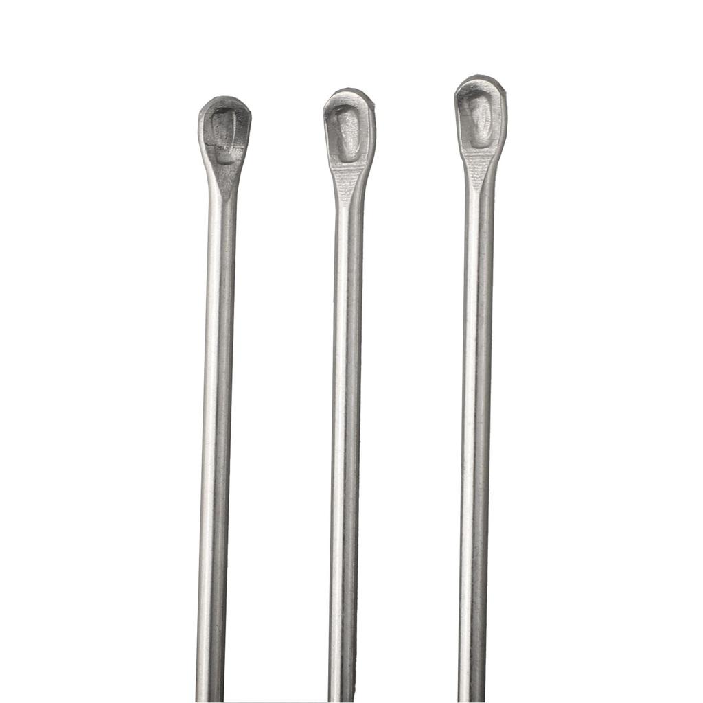 3 STÜCK Edelstahl Löffel Schaufel Spatel für Labor Pulver Messen Küche