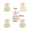 25 Easter Egg Rabbit-Themed DIY Jewelry Sets Necklace Earrings Accessories Keychains Bag Charms W642