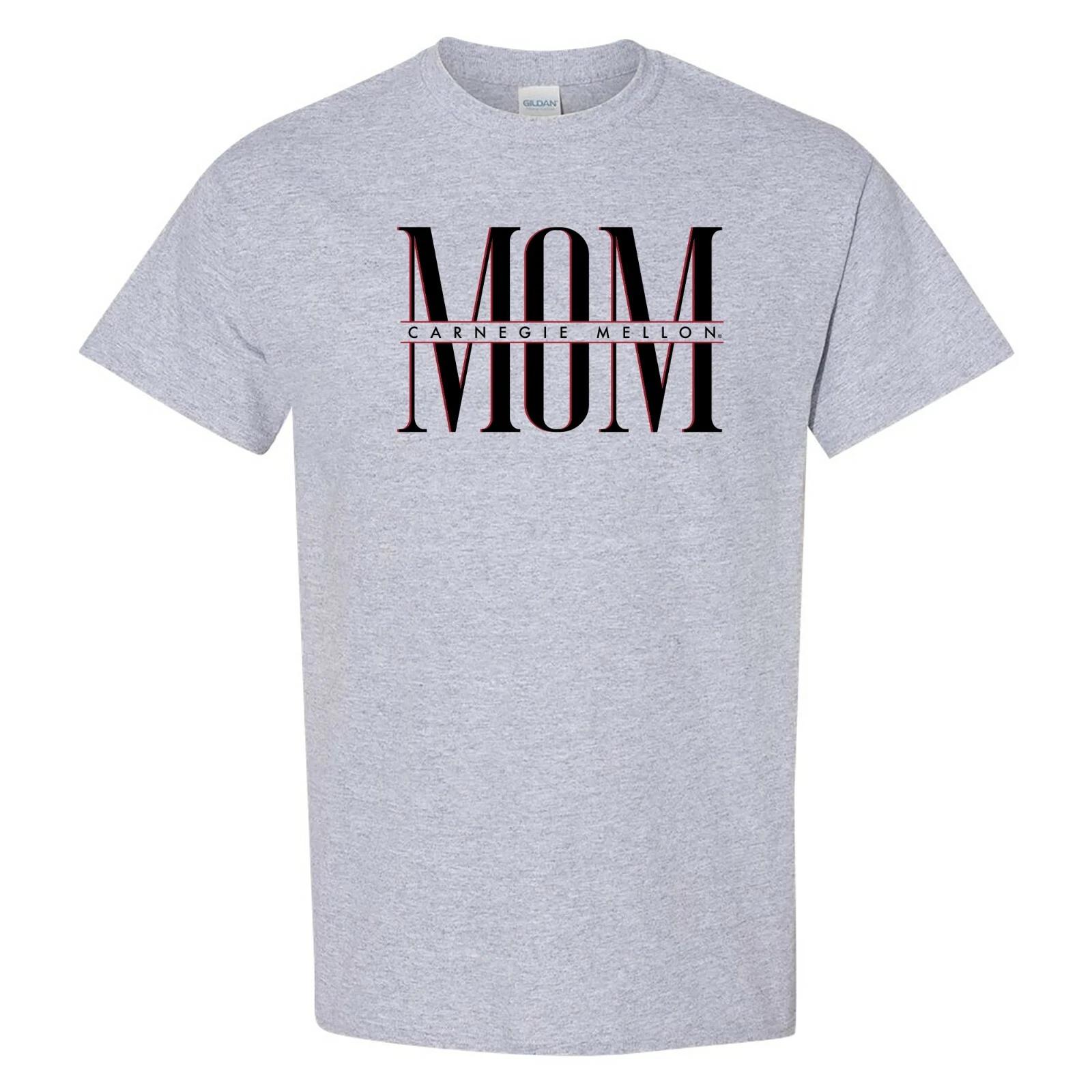 Carnegie Mellon Classic Mom - Collegiate Licensed T-Shirt - Sport Grey XL