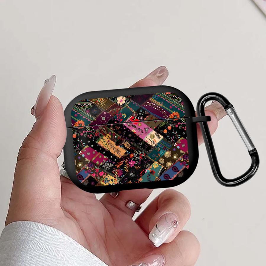 Colorful Patchwork Pattern Earphone Cases Cover Case For Airpods 2 4 Pro3 1 Pro Pro2 3