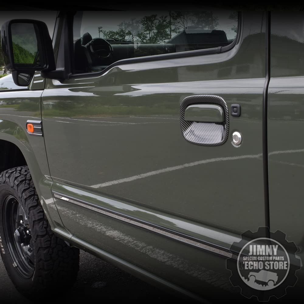 Ochraniacz klamki drzwi 2 sztuki dla nowej Sierry [ELECCO] wygląd karbonu Jimny/Jimny JB64/JB74