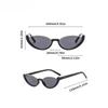 New In Small Cat Eye Sunglasses Women Trendy Vintage Composite Shades Eyewear Fashion Luxury Brand Designer Sun Glasses Glasses