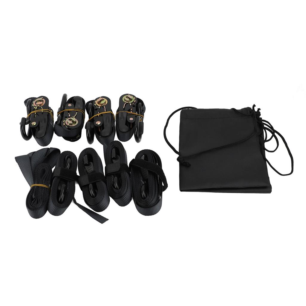 Ratchet Tie Down Straps with Padded Handle Soft Loop Heavy Duty Ratchet Straps for Moving Securing Cargo 2cm, 2.4m
