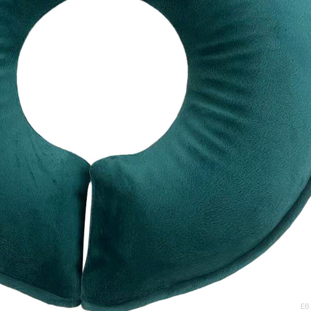 Face Down Pillow Breathable Headrest Massage Bed Comfort Memory Foam U Shape Neck