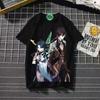 Genshin Impact cosplay juego manga Camiseta camiseta camiseta interior camiseta interior poliéster