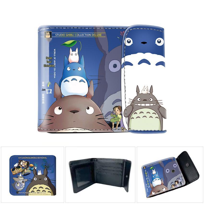 Chihiros Reise ins Zauberland Totoro Prinzessin Mononoke 3D Prägung Cartoon Münzbörse